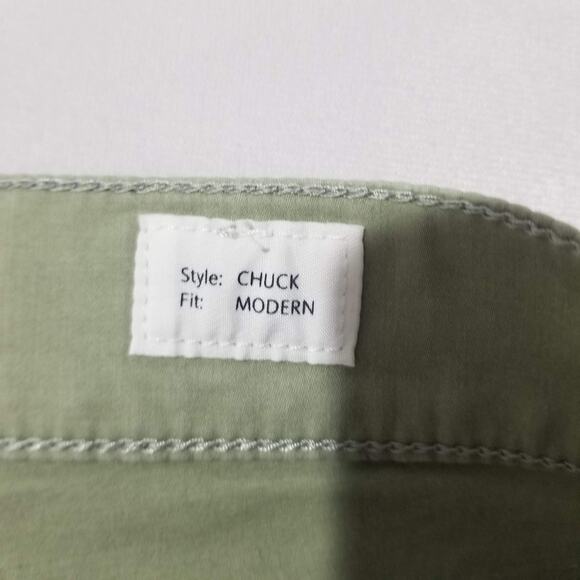 Brax Pants Mens 32x34 Chuck Modern Hi Flex Green Cotton Twill Germany - Picture 4 of 10